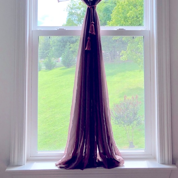 Set/2 sheer Window panels - Picture 5 of 10